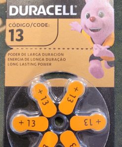 Pilas Duracell 13 para audífonos