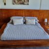 Cama 2 plazas japones con respaldo incluido