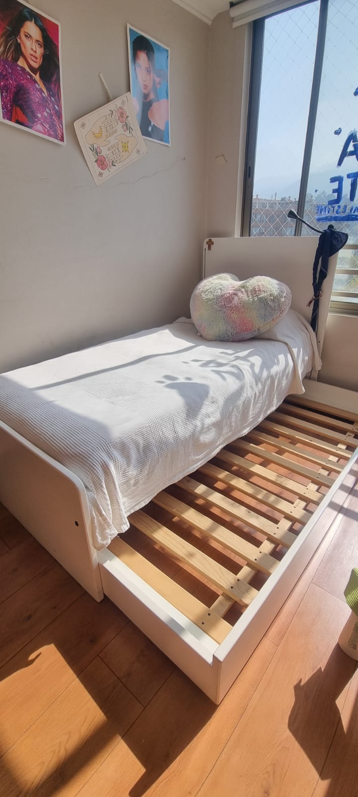 Cuna cama transición multifunción blanca - Imagen 2