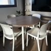 Juego de comedor Trigo con 4 sillas Piazza Medular