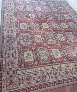 Alfombra Checosloquia tonos rojos