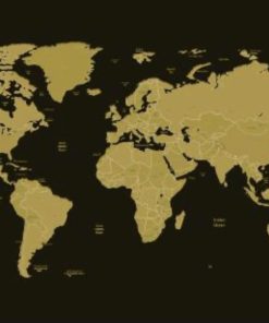 Mapa mundi raspe Piu Forty