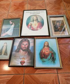 Lote de cuadros religiosos