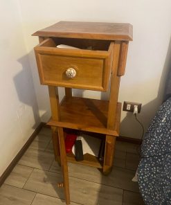 Par veladores altos 1 cajón