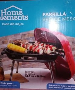Parrilla BBQ sobre mesa Home elements
