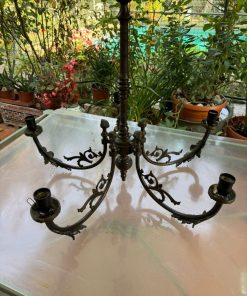 Lámpara de techo 5 luces bronce