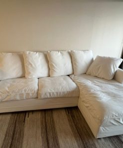 Sofá seccional derecho beige