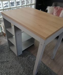 Isla de cocina cubierta color haya