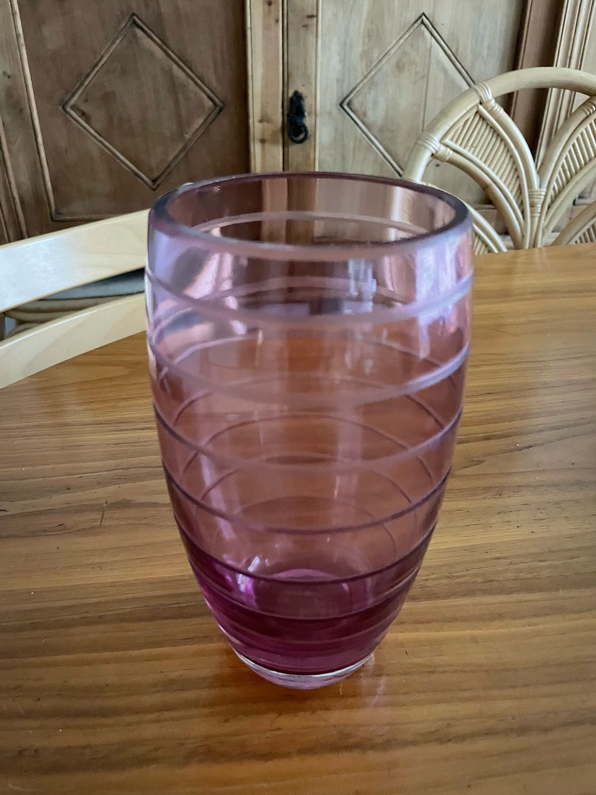 Florero antiguo morado - Imagen 2