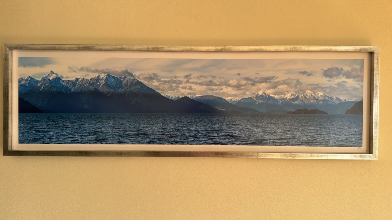 Cuadro Cordillera y lago todos los santos