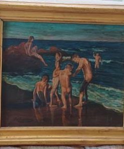 Cuadro playa de Benito Rebolledo