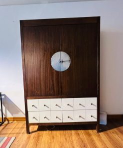 Mueble bar oriental madera caoba