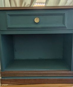 Velador bicolor azul verdoso