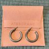 Aros argolla vintage silver Atesorame