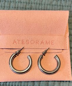 Aros argolla vintage silver Atesorame