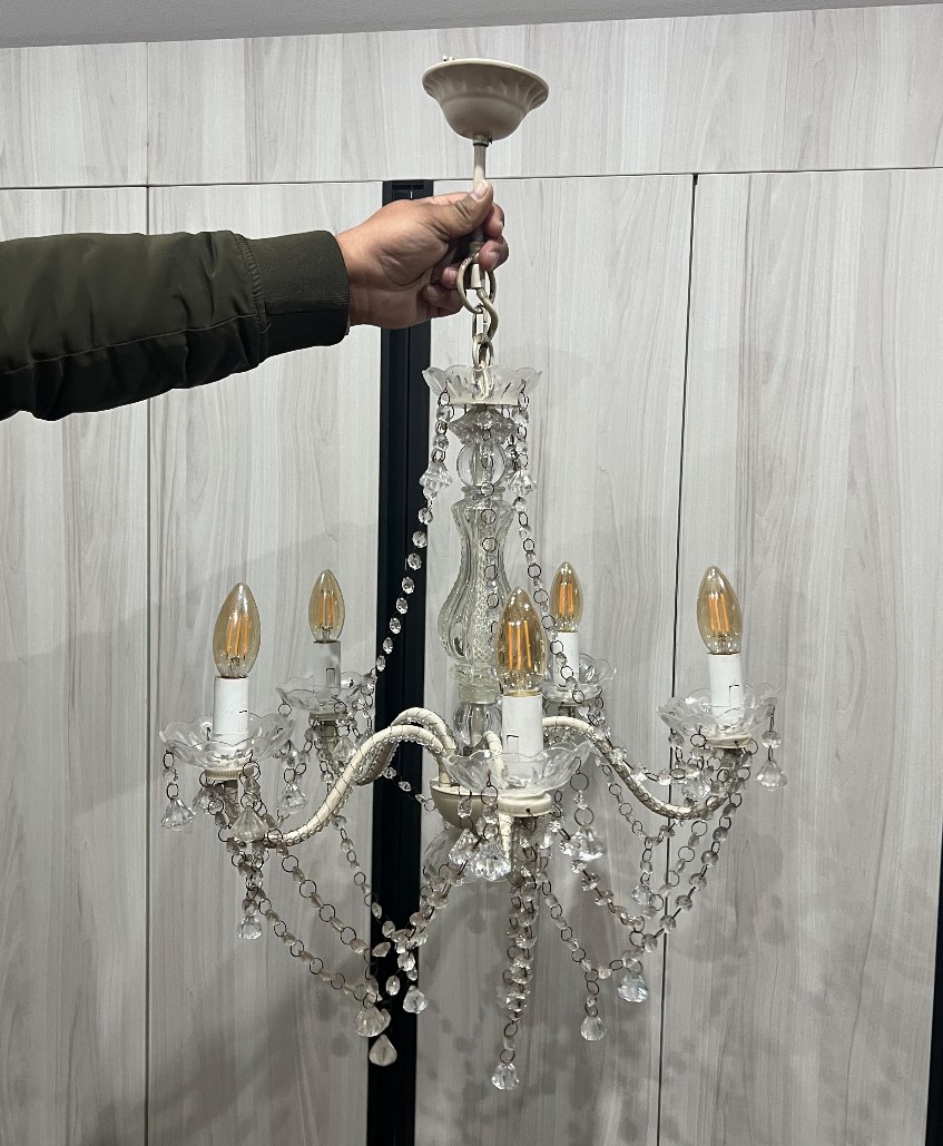 Lámpara de techo lágrimas 5 luces