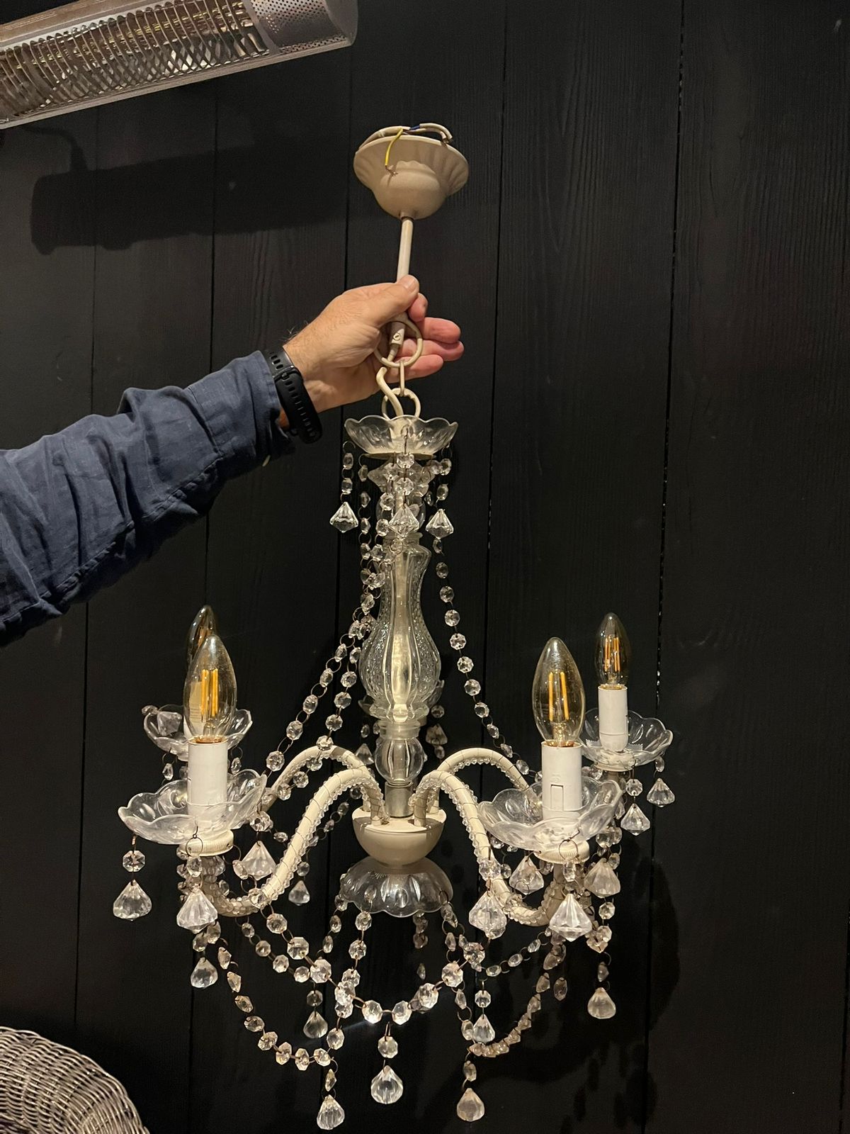 Lámpara de techo lágrimas 5 luces - Imagen 2