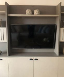 Mueble Rack TV gris