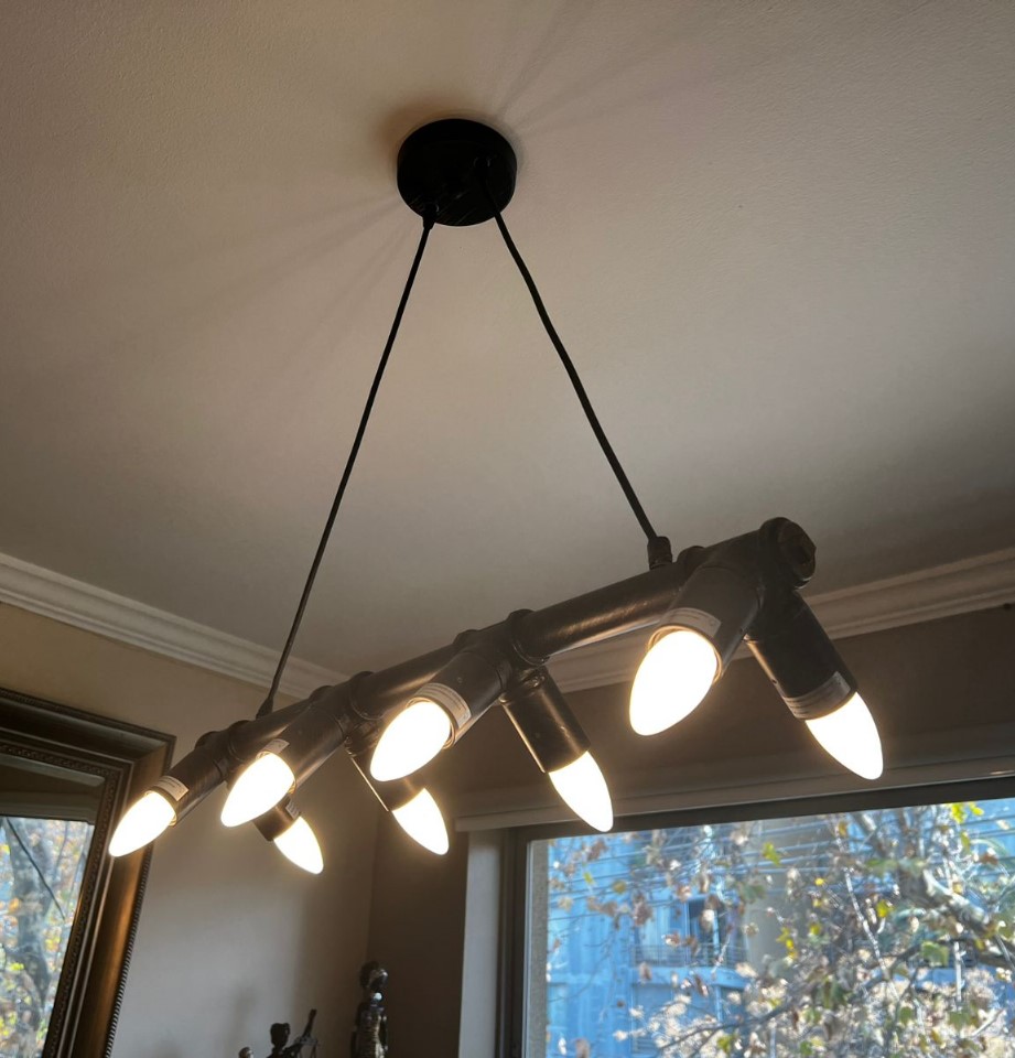 Lámpara de techo estilo industrial