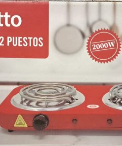 Cocina eléctrica 2 platos iWotto