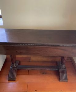 Arrimo plegable madera caoba