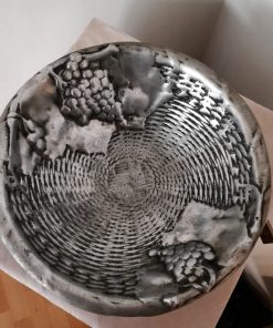 Fuente frutera peltre