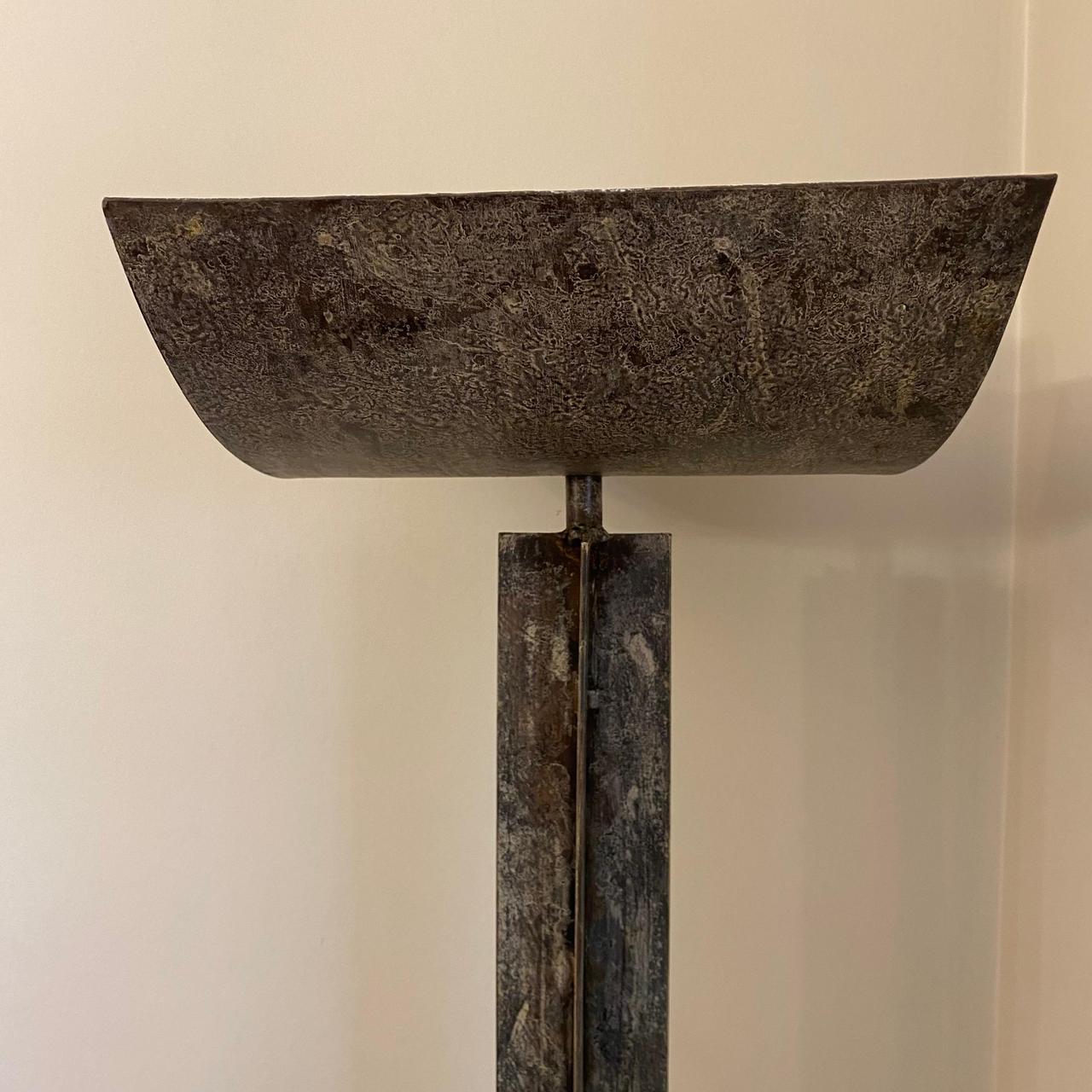 Lámpara de pie de fierro forjado - Imagen 6