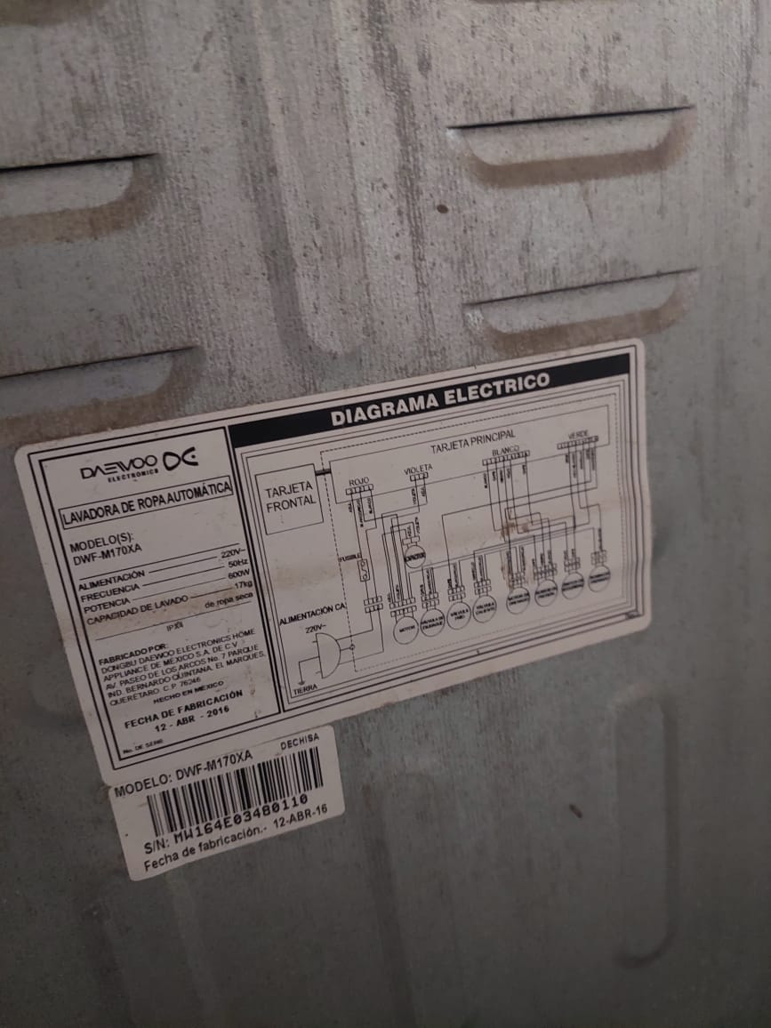 Lavadora carga superior Daewoo 17 kg - Imagen 5