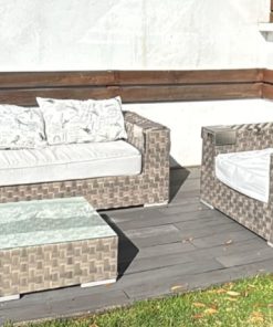 Juego de terraza 3 piezas Rosen