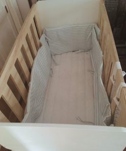 Cuna hecha a mano bicolor