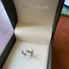 Anillo de compromiso oro blanco 18k Mery-Satt joyas