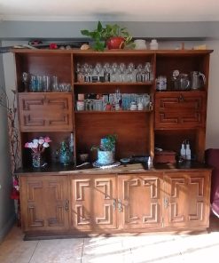 Mueble biblioteca moldura