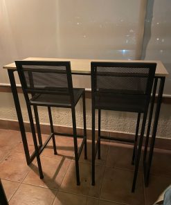 Juego de bar terraza 2 personas