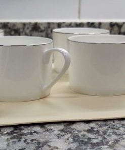 Juego de 7 tazas porcelana Murillo