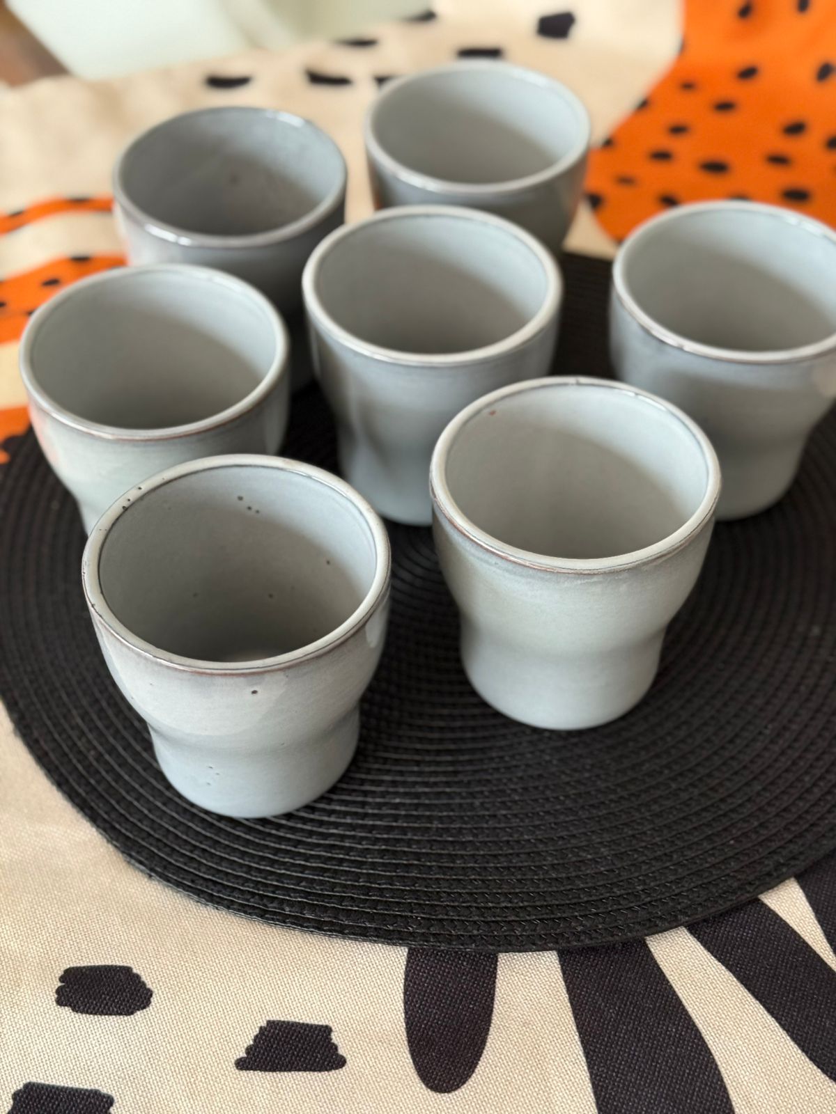 Juego 8 vasos Pisco Sour cerámica - Imagen 3