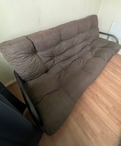 Futón café y fierro