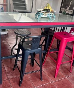 Juego bar de terraza industrial