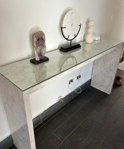 Arrimo madera recubrimiento marmolado