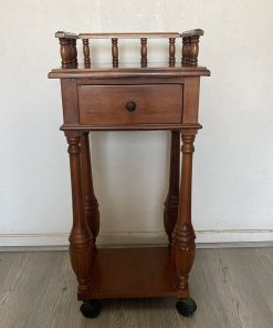 Mesa lateral madera con cajón