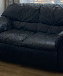 Sofá 2 cuerpos azul marino Natuzzi