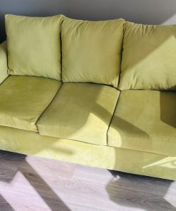 Sofá 3 cuerpos color pistacho