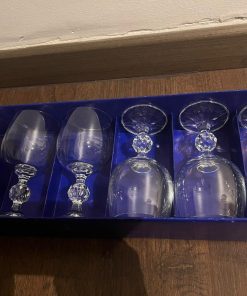 Juego de 6 copas cristal Bohemia