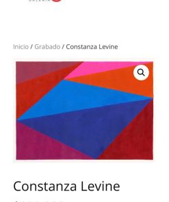 Grabado original Constanza Levine