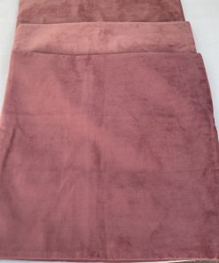 3 fundas felpa rosa palo