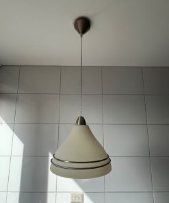 Lámpara de techo cónica rayas