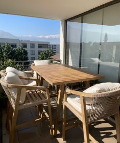 Juego de Bar de Terraza Lucca 4 Personas Natural