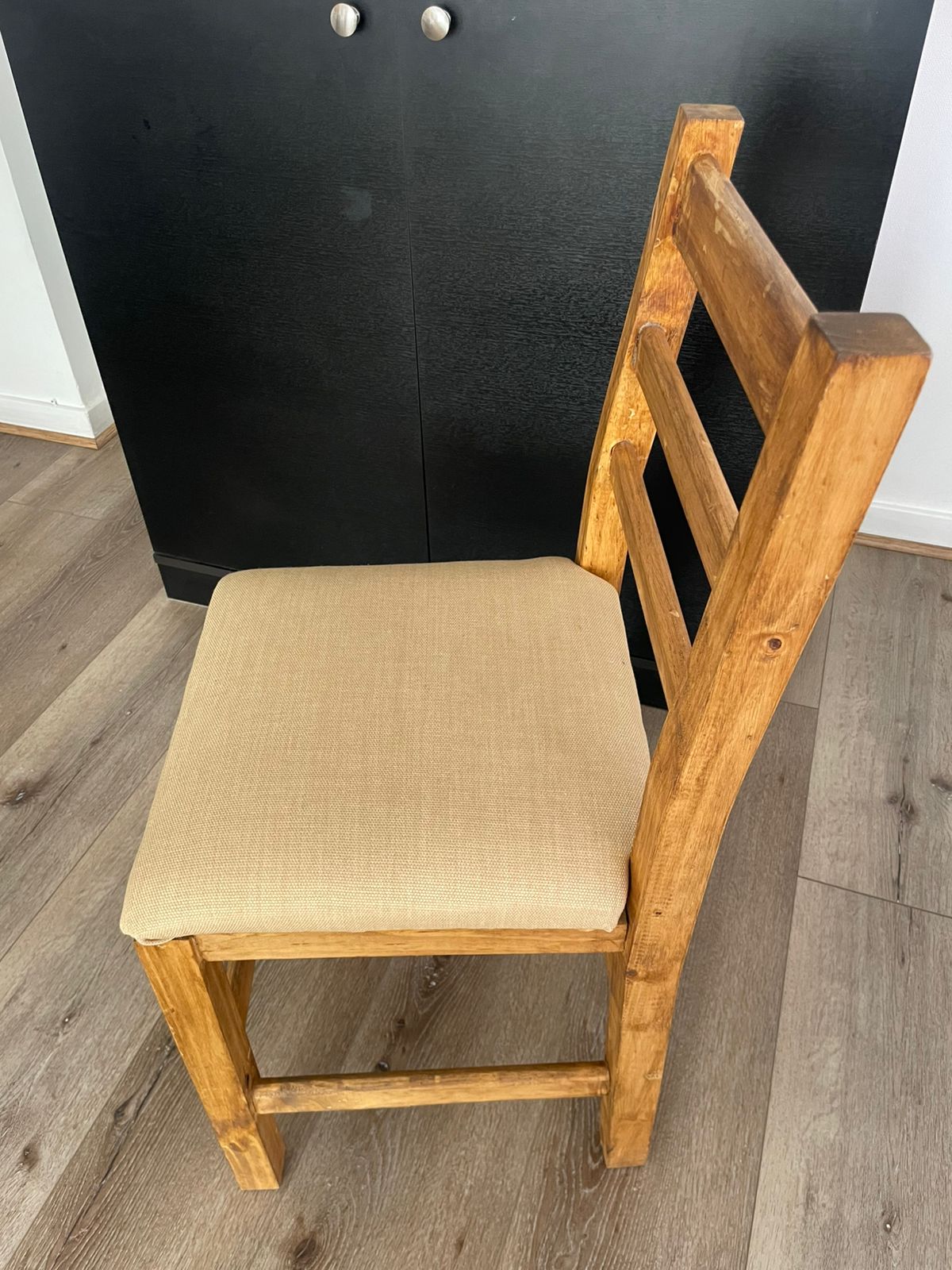 Juego de 6 sillas comedor color arena - Imagen 4