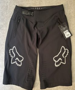 Short para bicicleta mujer Defend negro Fox