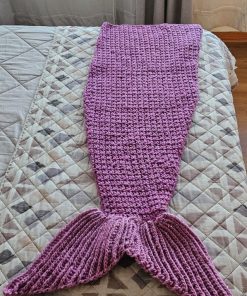 Piecera tejida Cola de Sirena