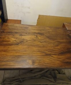 Mesa de comedor rectangular noble maciza